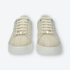 Sneakers platform con logo