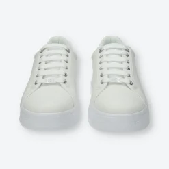 Sneakers platform con logo