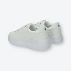 Sneakers platform con logo