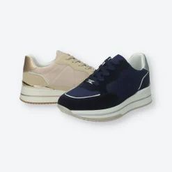 Sneakers platform.Tacco alto 4 cm