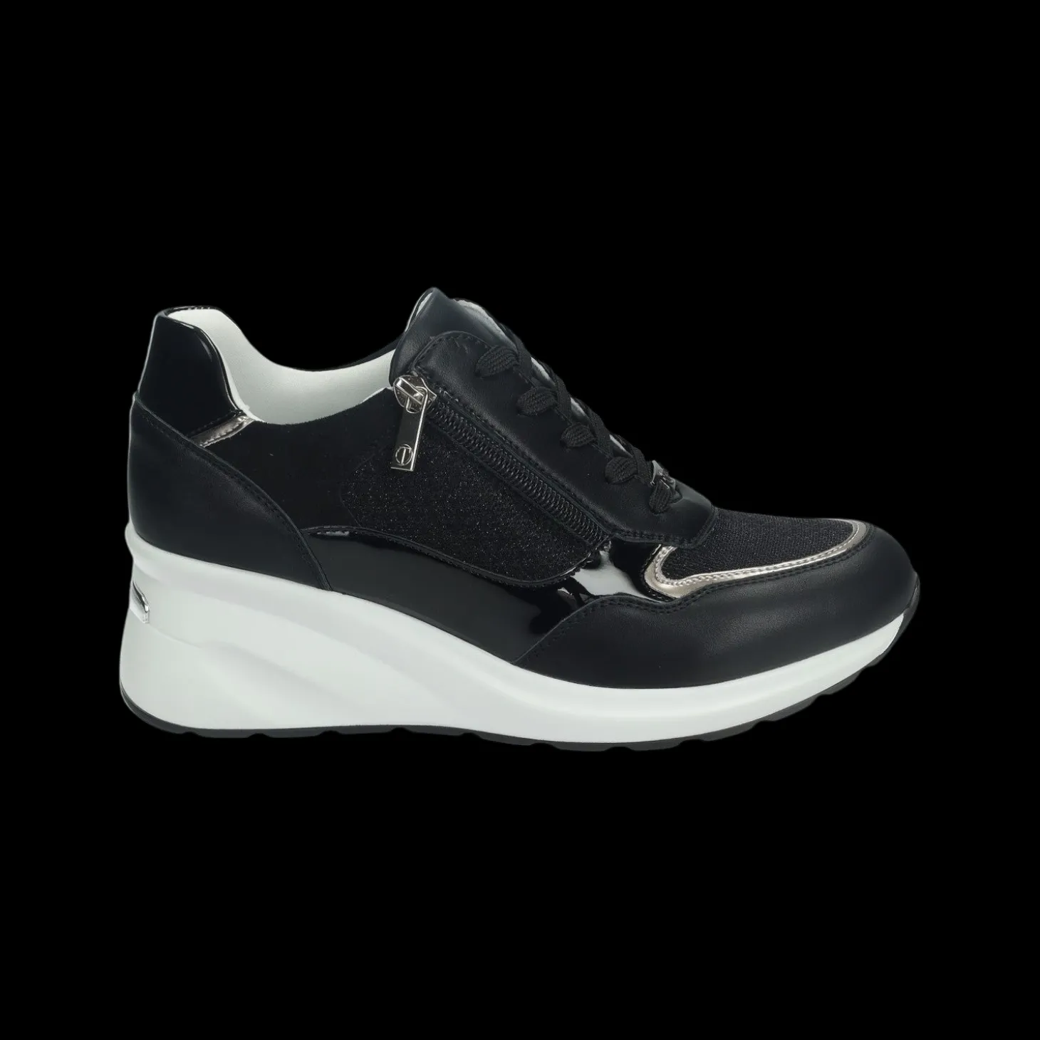 Sneakers platform.Tacco alto 6 cm