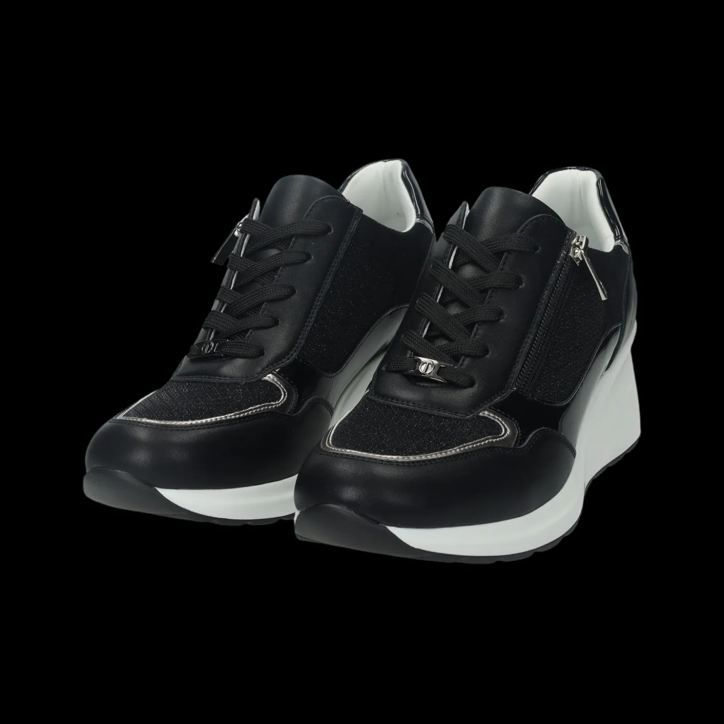 Sneakers platform.Tacco alto 6 cm