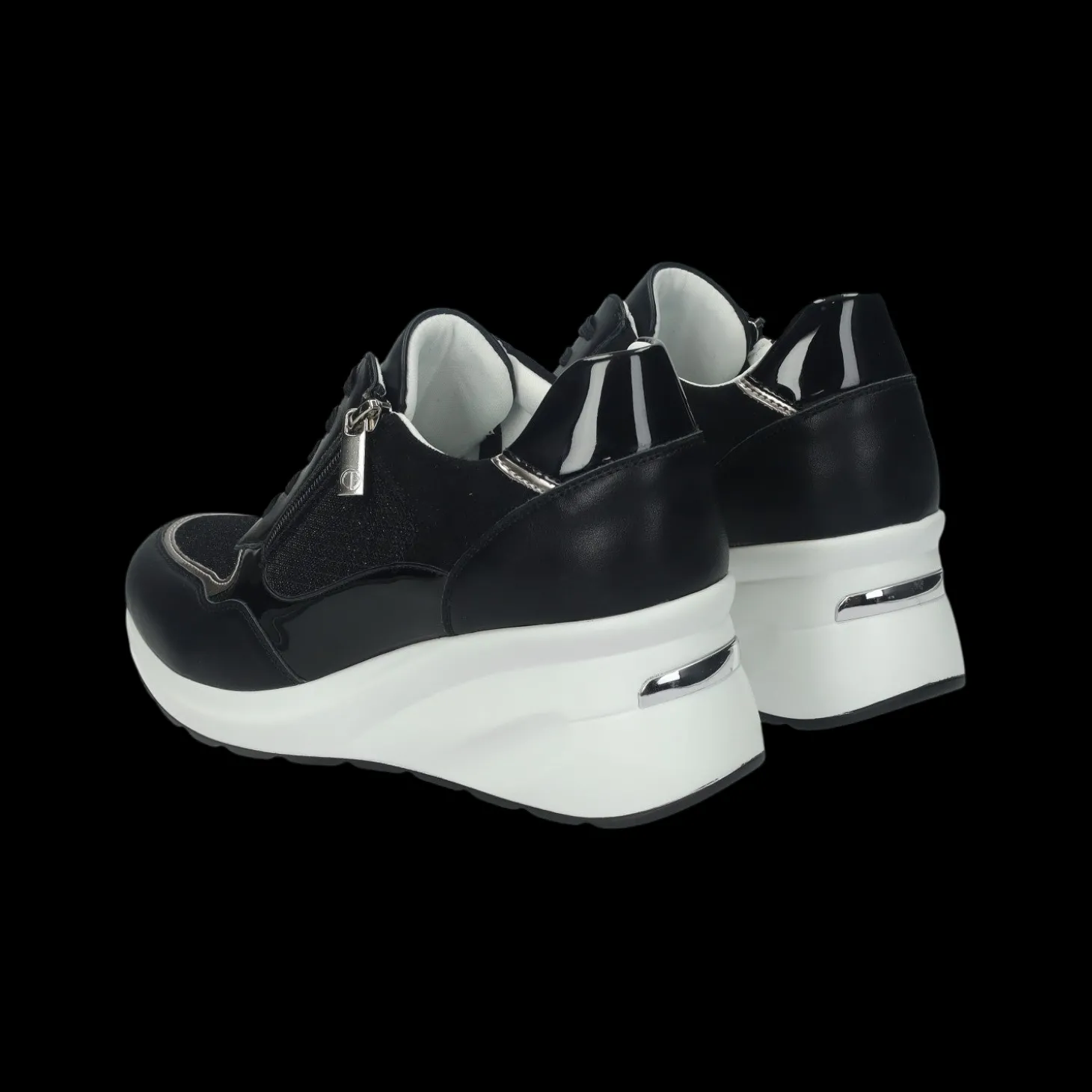 Sneakers platform.Tacco alto 6 cm