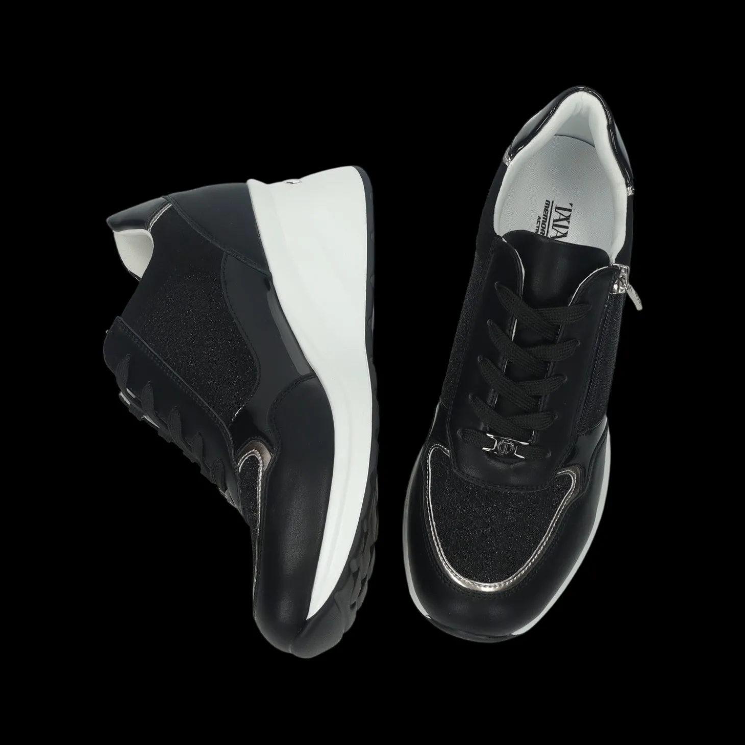 Sneakers platform.Tacco alto 6 cm