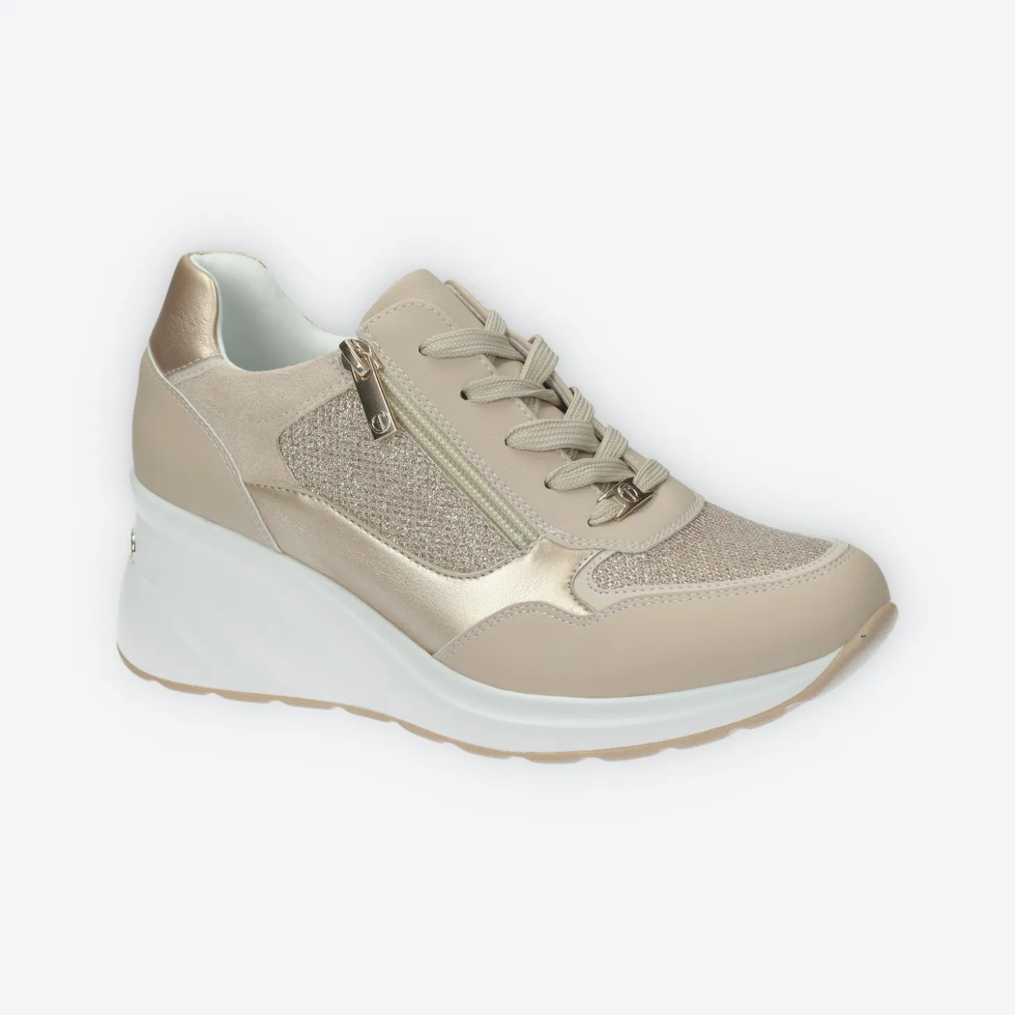 Sneakers platform.Tacco alto 6 cm