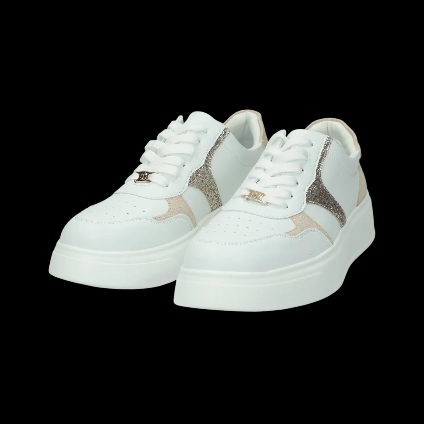 Sneakers platform.Tacco alto 4 cm