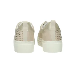 Sneakers ricoperte da strass. Tacco alto: 5 cm