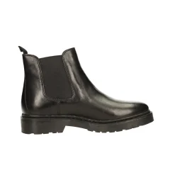 Stivaletti chelsea in vera pelle.Tacco alto 3cm