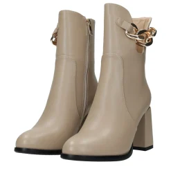 Stivaletti con catena.Tacco alto 8cm