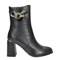 Stivaletti con catena.Tacco alto 8cm