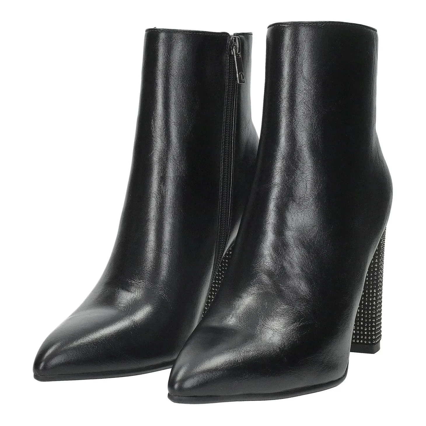 Stivaletti con cerniera. Tacco alto 9cm