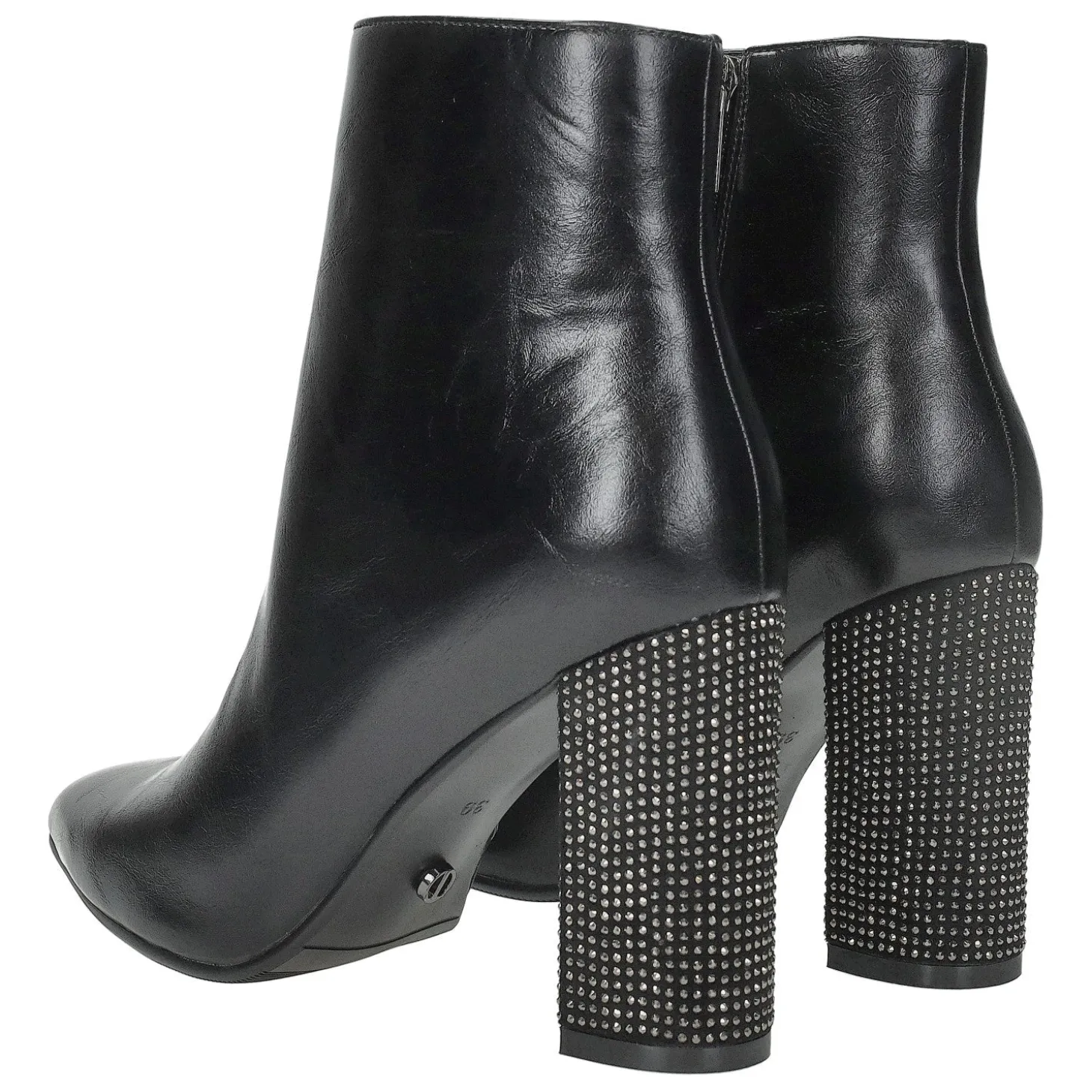 Stivaletti con cerniera. Tacco alto 9cm