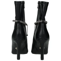 Stivaletti con cordino in strass.Tacco alto 9cm