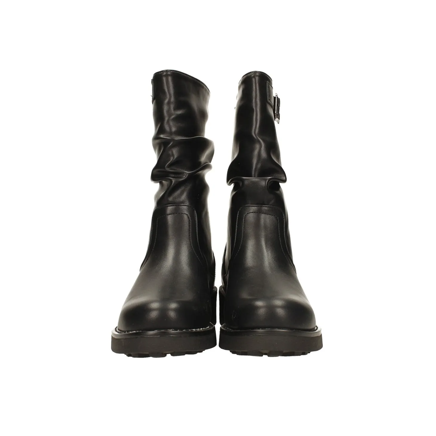 Stivaletti con fibbia. Tacco alto 4cm