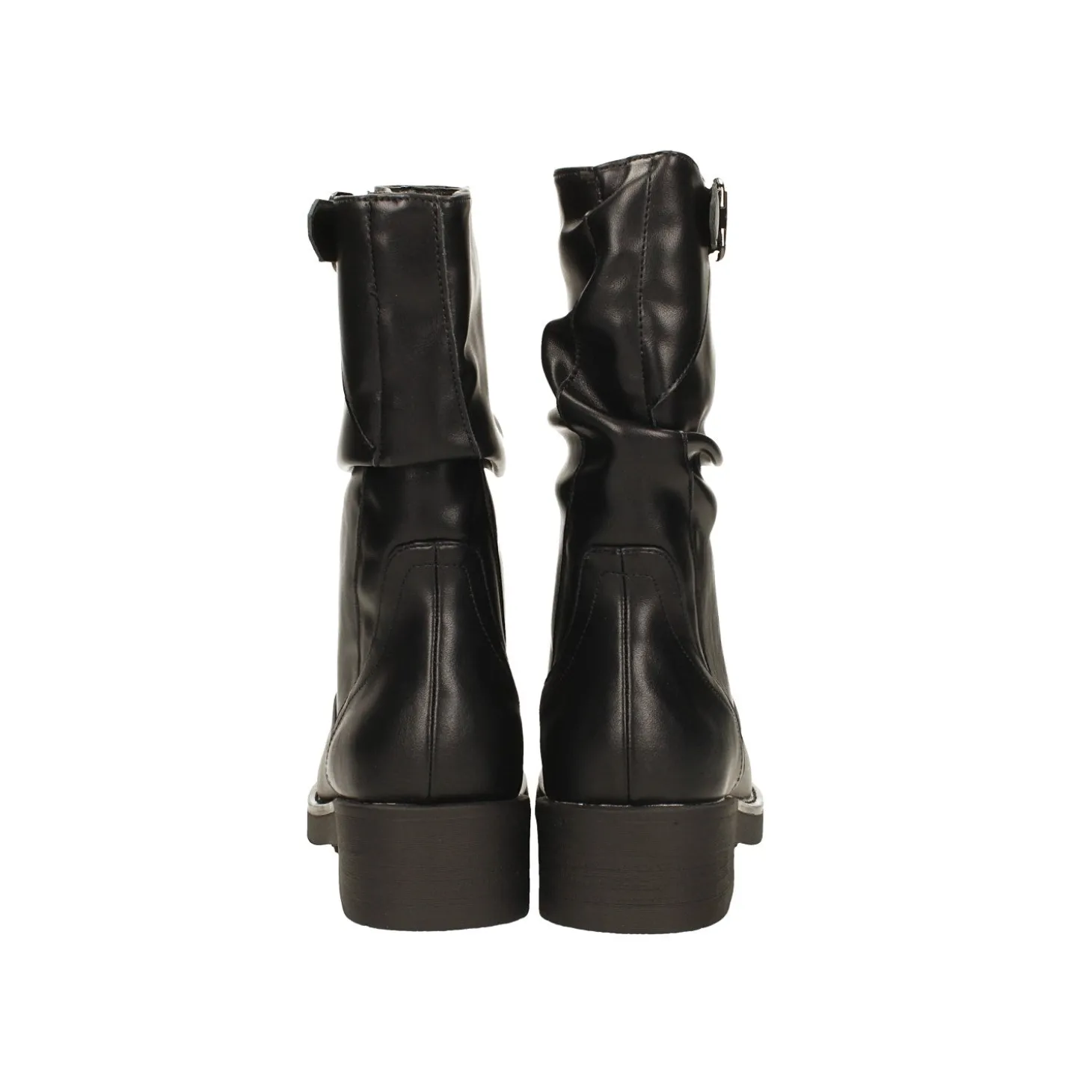 Stivaletti con fibbia. Tacco alto 4cm