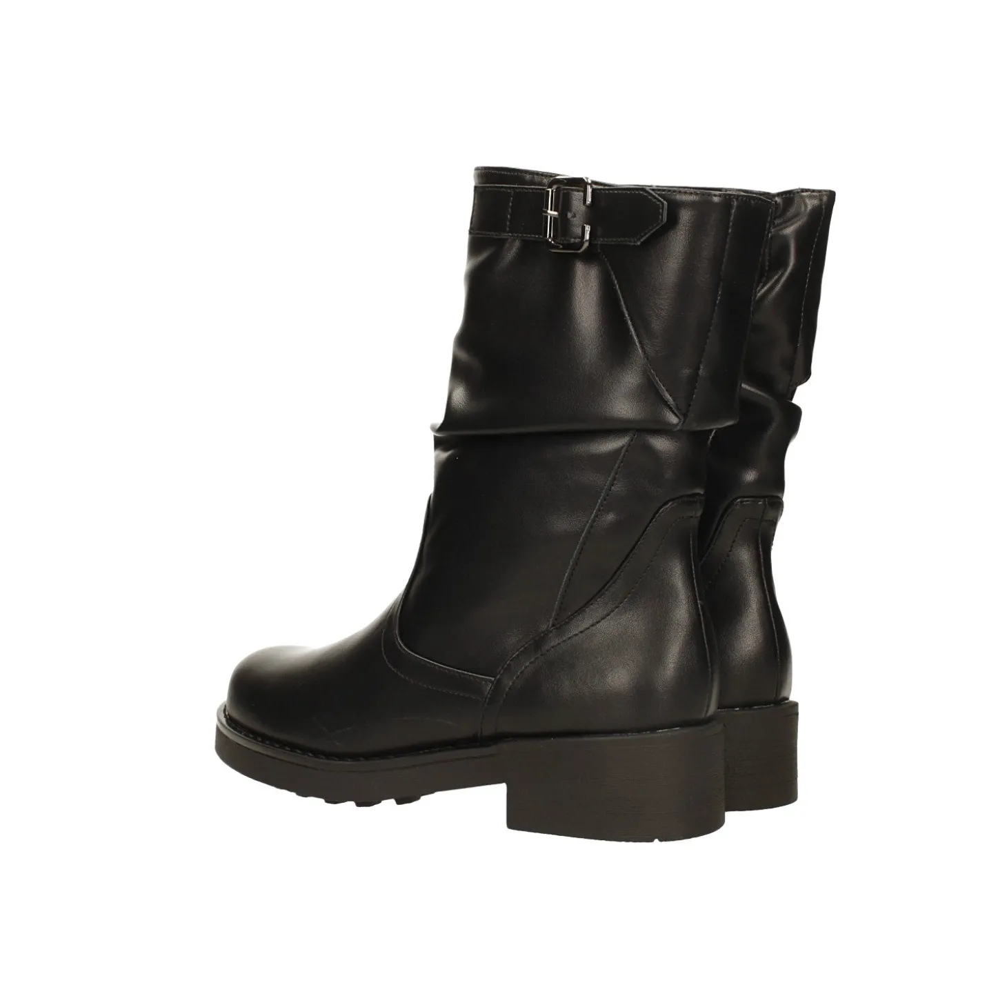 Stivaletti con fibbia. Tacco alto 4cm