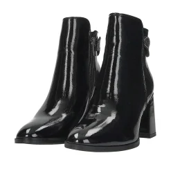 Stivaletti con inserti in strass.Tacco alto 7.5cm