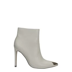 Stivaletti con inserto sulla punta. Tacco alto 10 cm