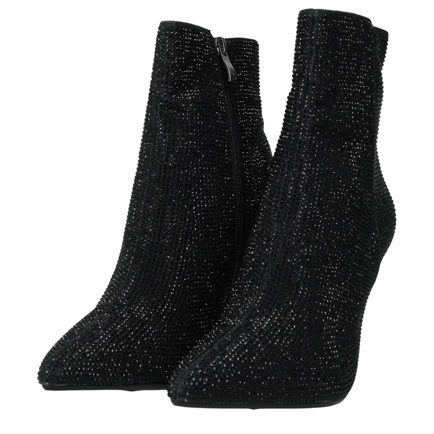 Stivaletti con strass. Tacco alto 9 cm