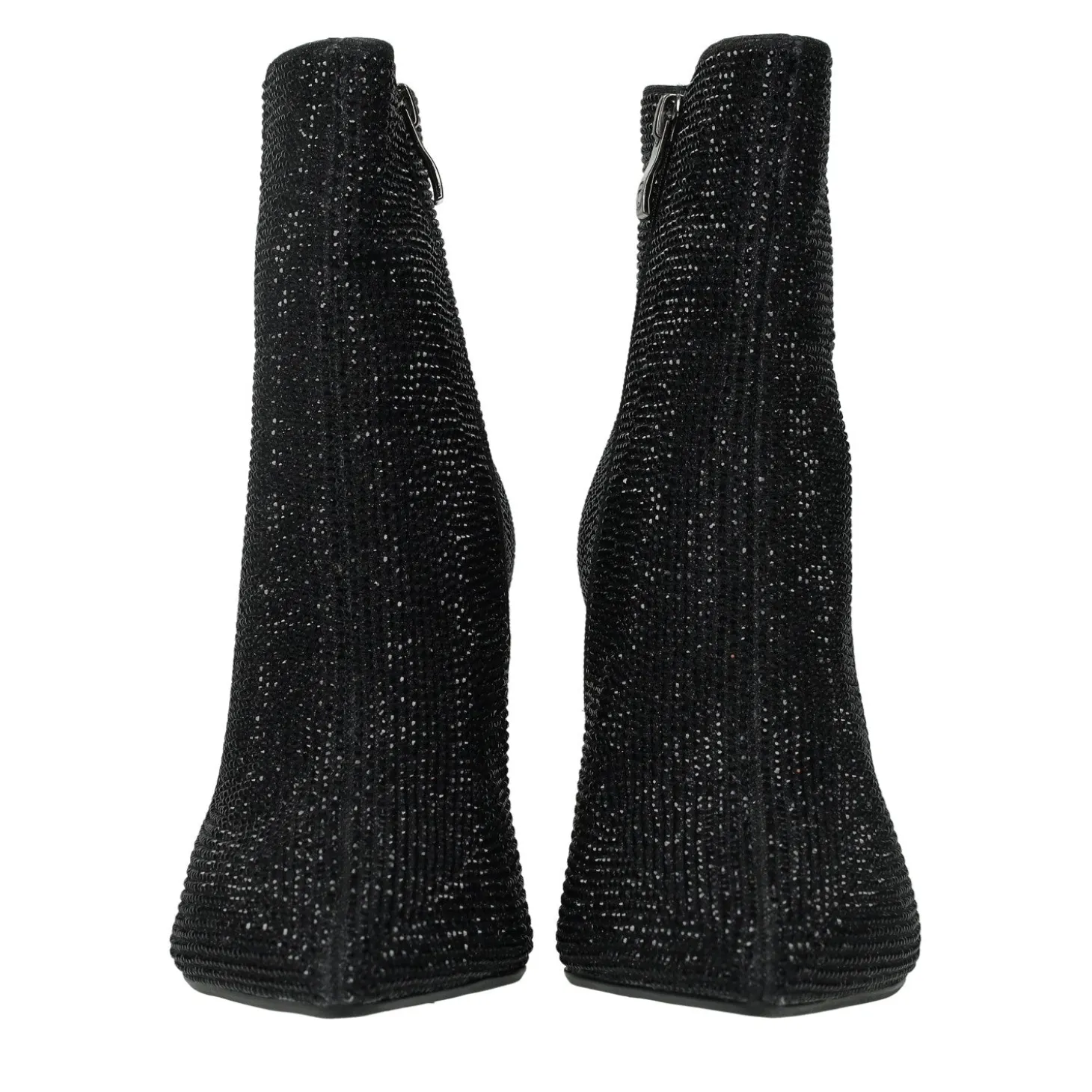 Stivaletti con strass. Tacco alto 9 cm