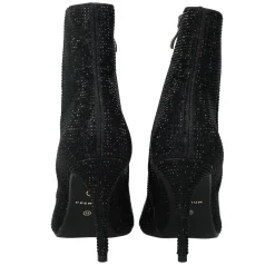 Stivaletti con strass. Tacco alto 9 cm