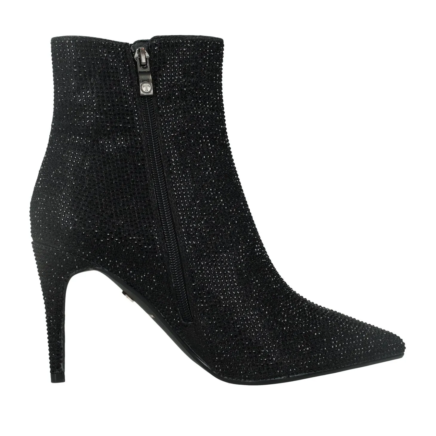 Stivaletti con strass. Tacco alto 9 cm