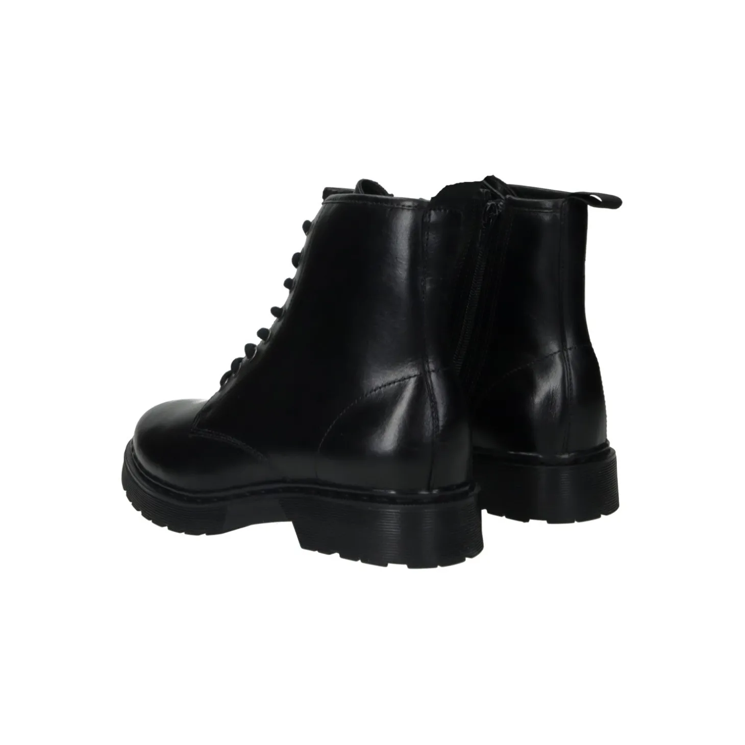 Stivaletti in vera pelle con suola carrarmato