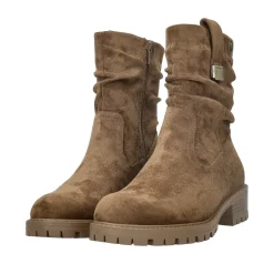 Stivaletti scamosciati.Tacco alto 4cm