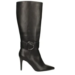 Stivali a punta con fibbia. Tacco alto 9cm