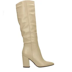 Stivali a punta con tacco largo alto 9cm