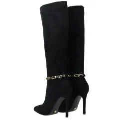 Stivali con catena.Tacco alto 11cm