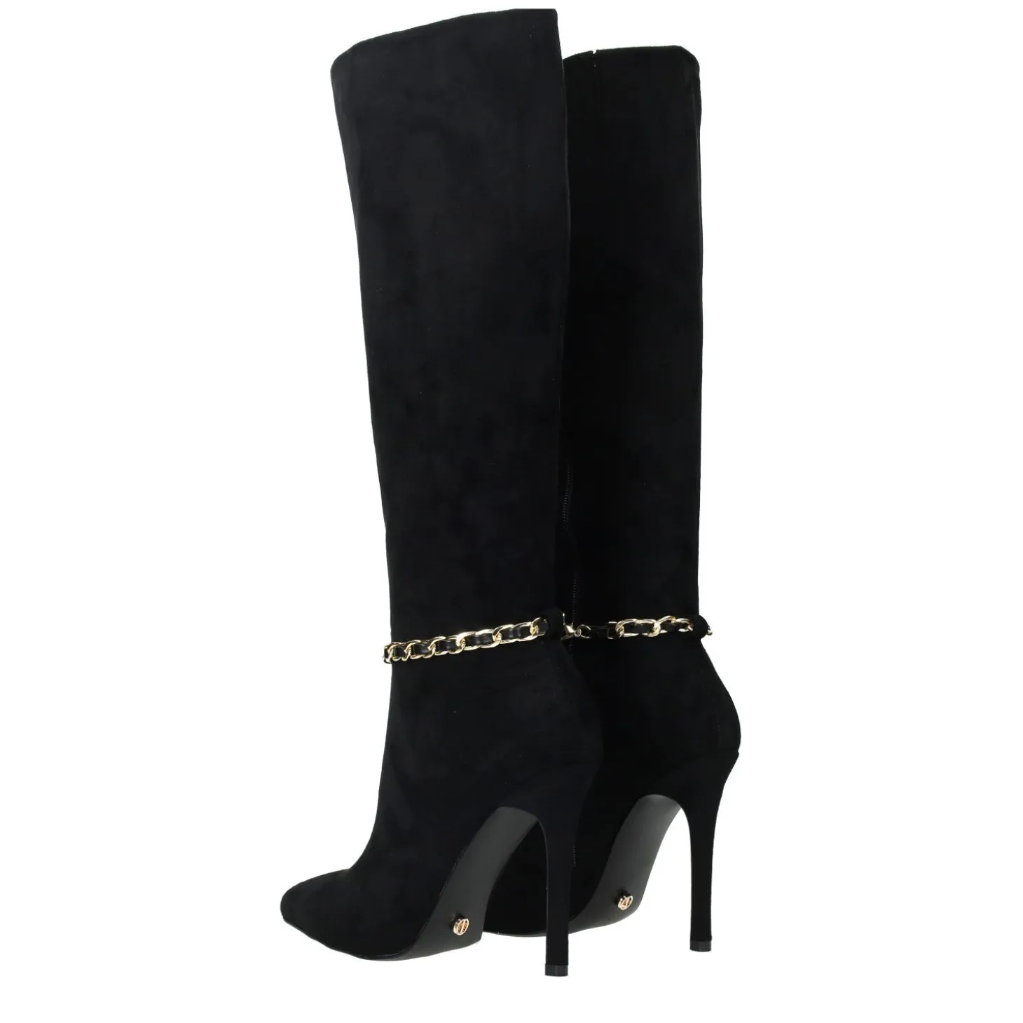 Stivali con catena.Tacco alto 11cm