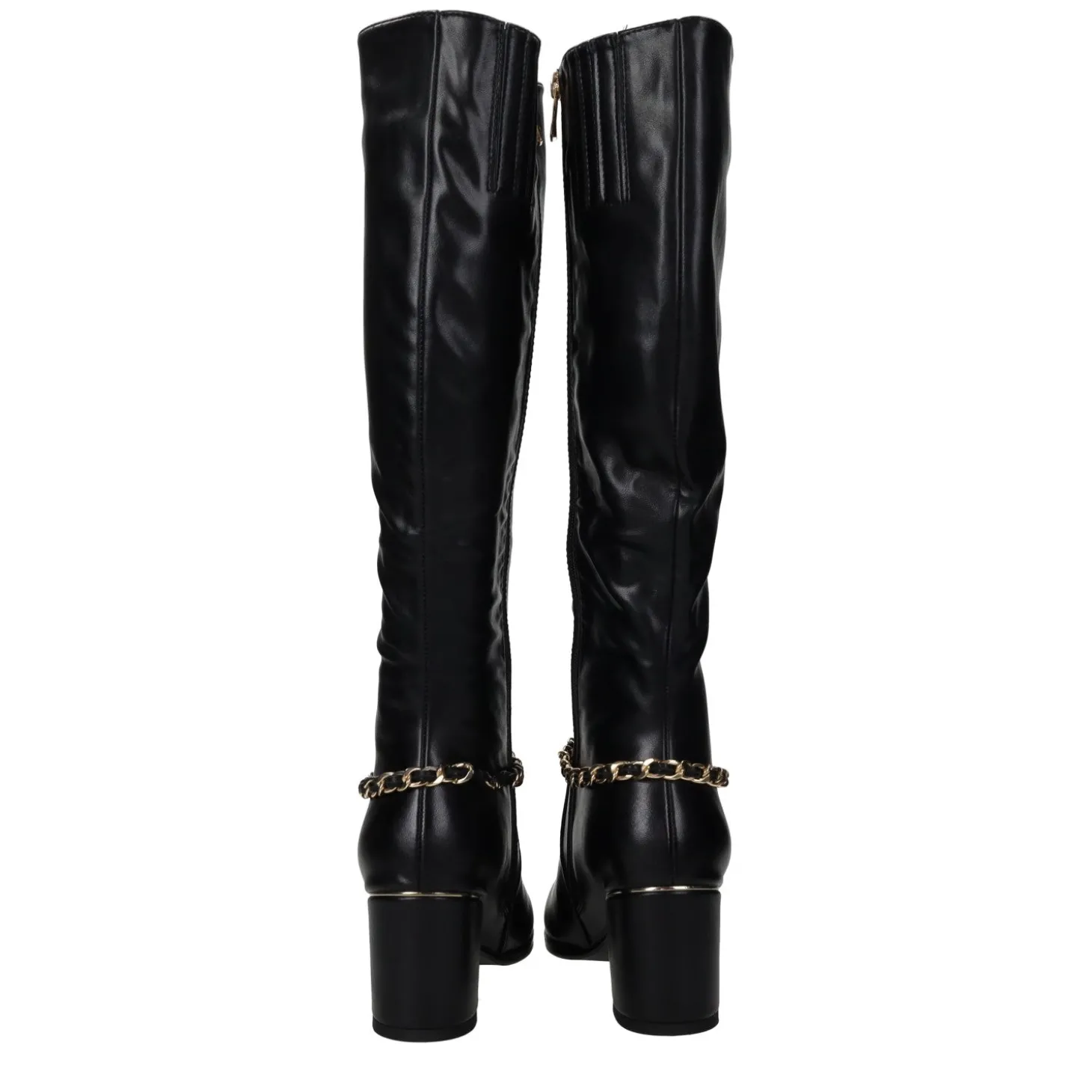 Stivali con catena.Tacco alto 5cm