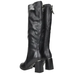 Stivali con doppia zip. Tacco alto 8cm