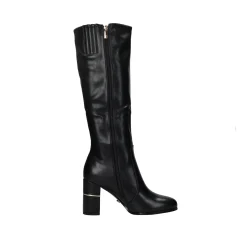 Stivali con doppia zip. Tacco alto 9cm