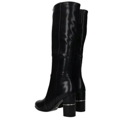 Stivali con doppia zip. Tacco alto 9cm