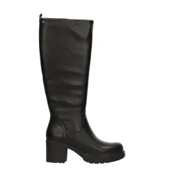 Stivali con punta tonda. Tacco alto 7cm