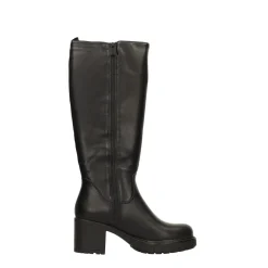 Stivali con punta tonda. Tacco alto 7cm