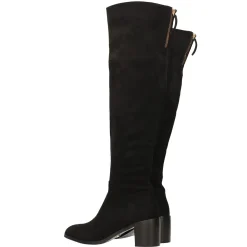 Stivali in microfibra. Tacco largo alto 6cm