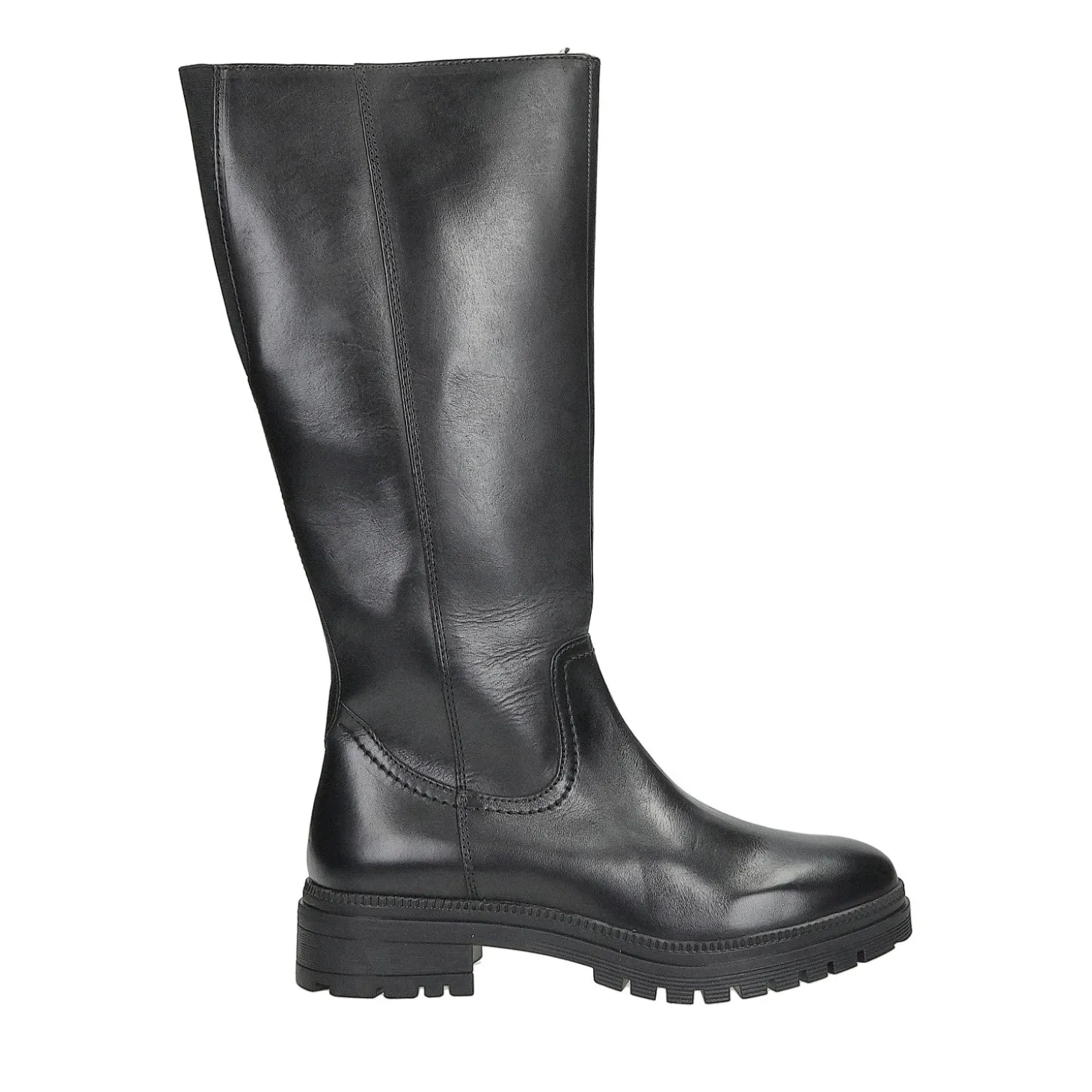 Stivali in vera pelle.Fondo alto 6cm