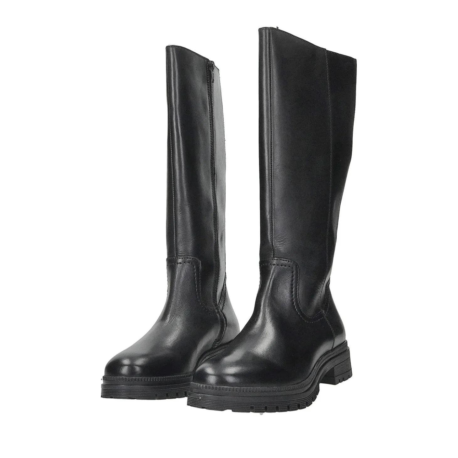 Stivali in vera pelle.Fondo alto 6cm