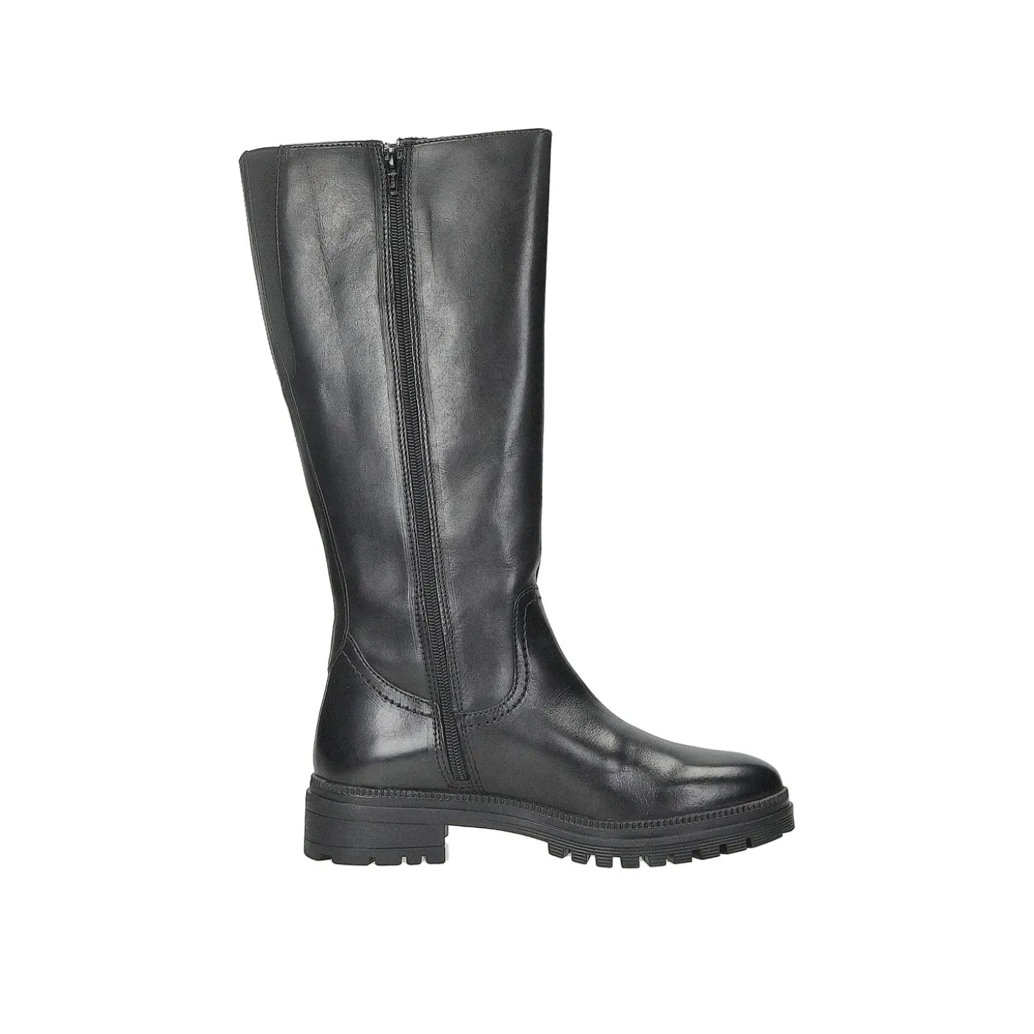 Stivali in vera pelle.Fondo alto 6cm