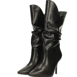 Stivali morbidi avorio. Tacco a spillo alto 9cm