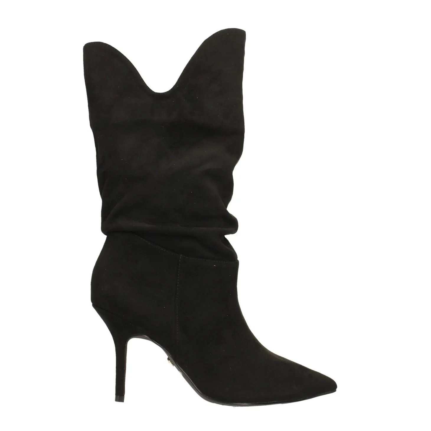 Stivali morbidi in microfibra. Tacco a spillo alto 9cm