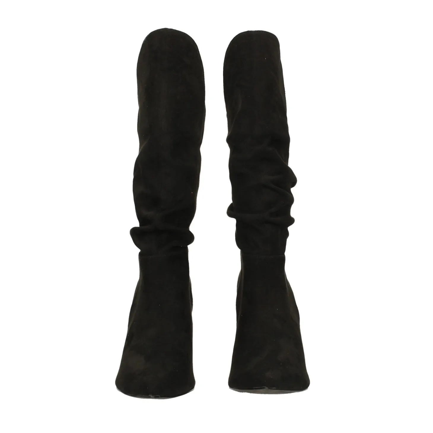 Stivali morbidi in microfibra. Tacco a spillo alto 9cm