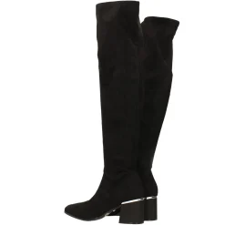 Stivali scamosciati con punta squadrata. Tacco alto 6cm