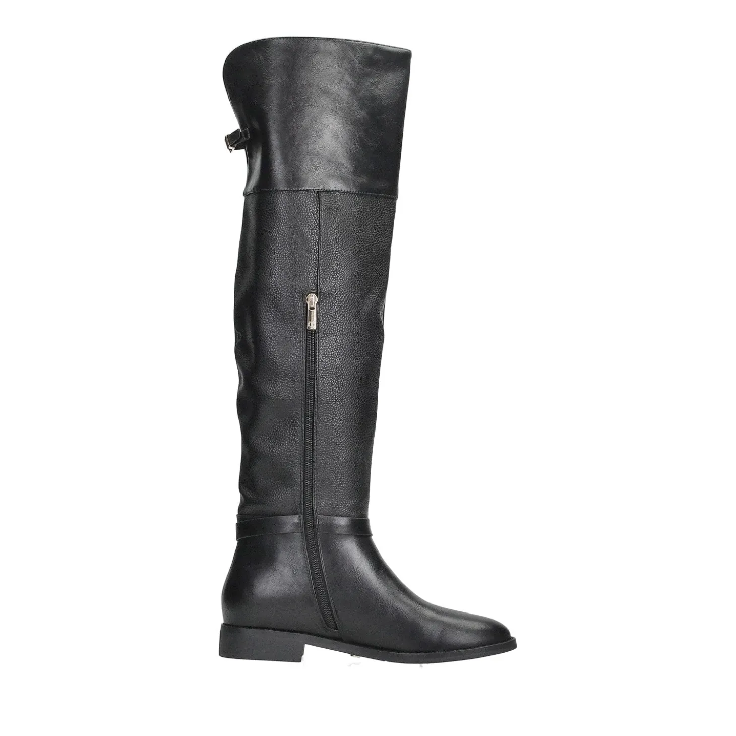 Stivali sopra al ginocchio.Tacco alto 3cm