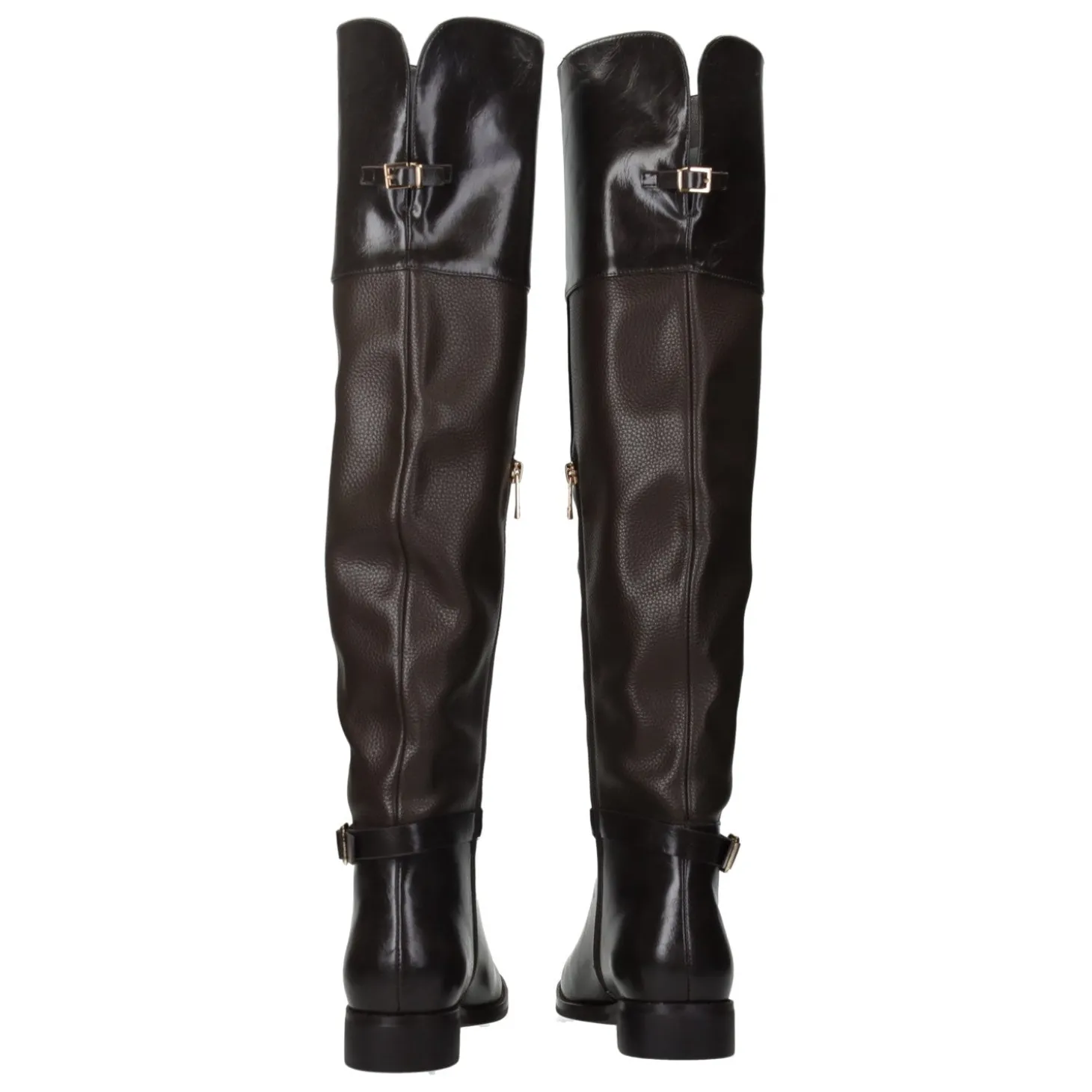 Stivali sopra al ginocchio.Tacco alto 3cm