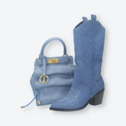 Stivali texani. Tacco alto 7cm