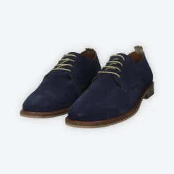 Stringate in vero suede